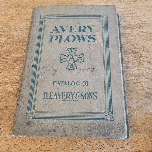 1915 avery sons plow - &,