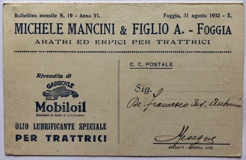 Cartolina pubblicitaria - cartolina,